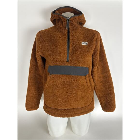 The North Face Campshire Sherpa Fleece Hoodie Hooded Jacket Coat